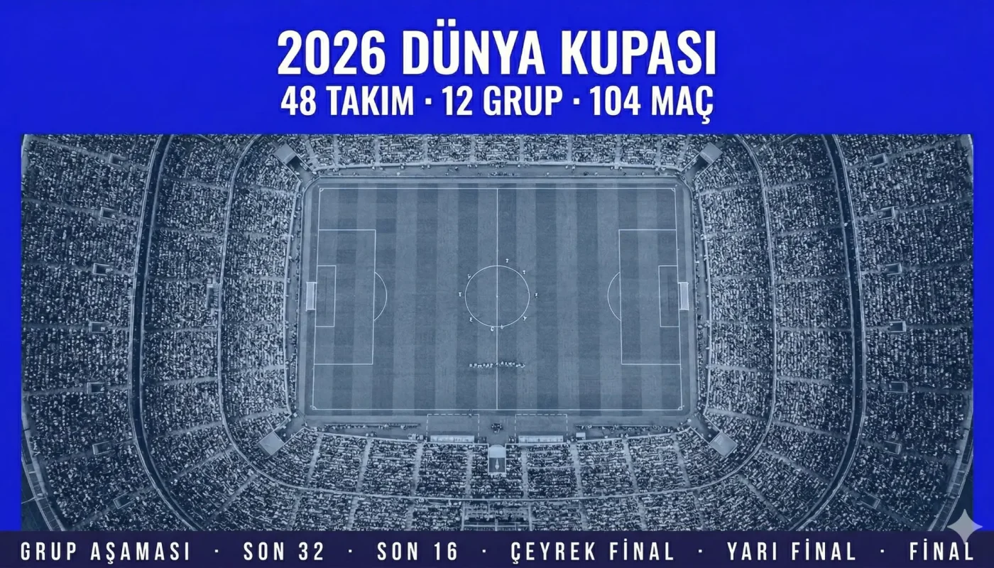 2026 Dünya Kupası grupları sistemi - 48 takımlı format stadyum görseli
