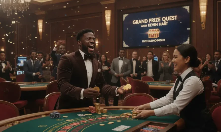 Kevin Hart ile Canlı Casino Masalarında Büyük Ödül Avı